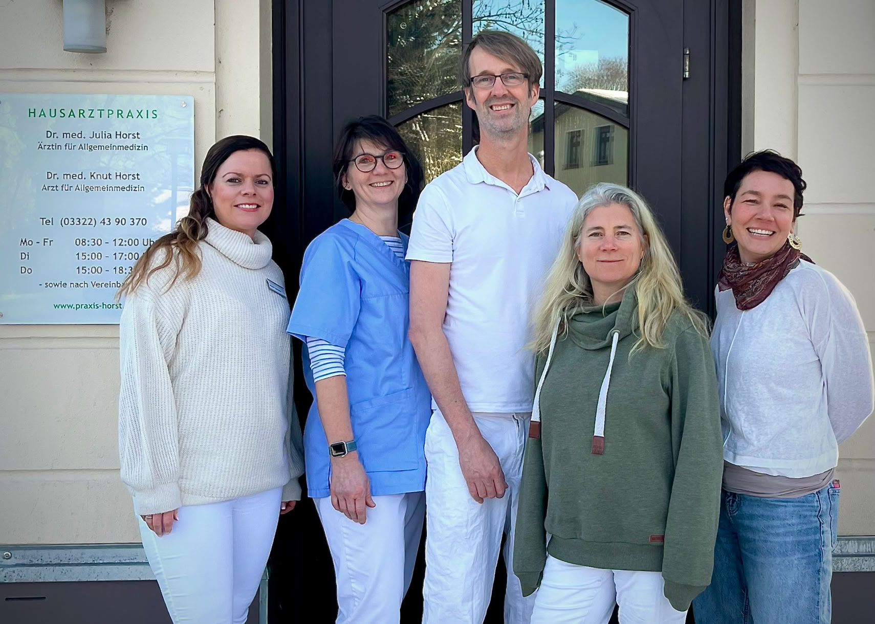 Das Team der Arztpraxis Dr. med. Horst in Dallgow-Döberitz
